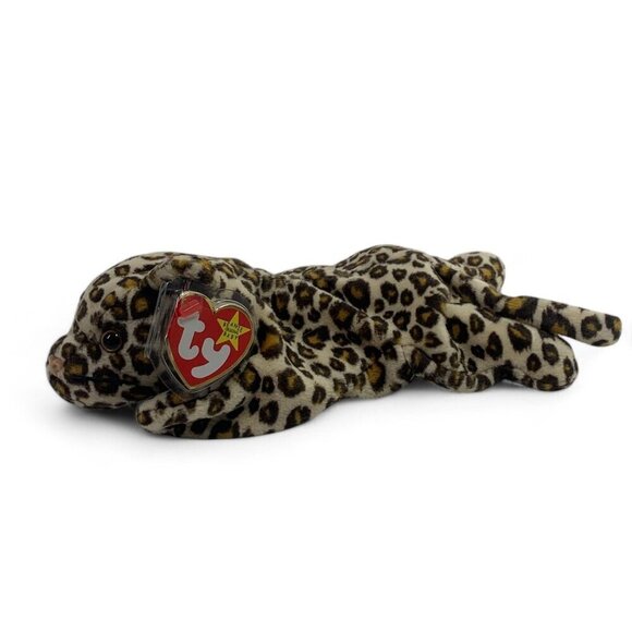 TY Beanie Babies "Freckles" The Leopard 8" Plush Toy Collectible 1996 NWT - Picture 3 of 7